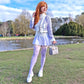 80 Denier Tights - Bunny - Parma Violet - Snag