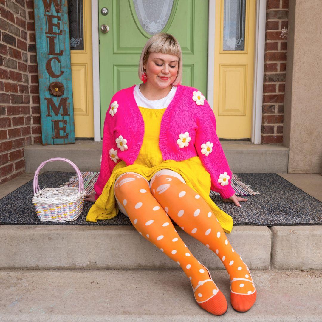 80 Denier Tights - Chick -Yolk - Snag