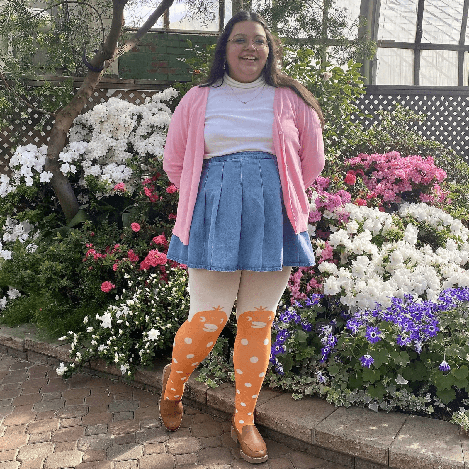 80 Denier Tights - Chick -Yolk - Snag