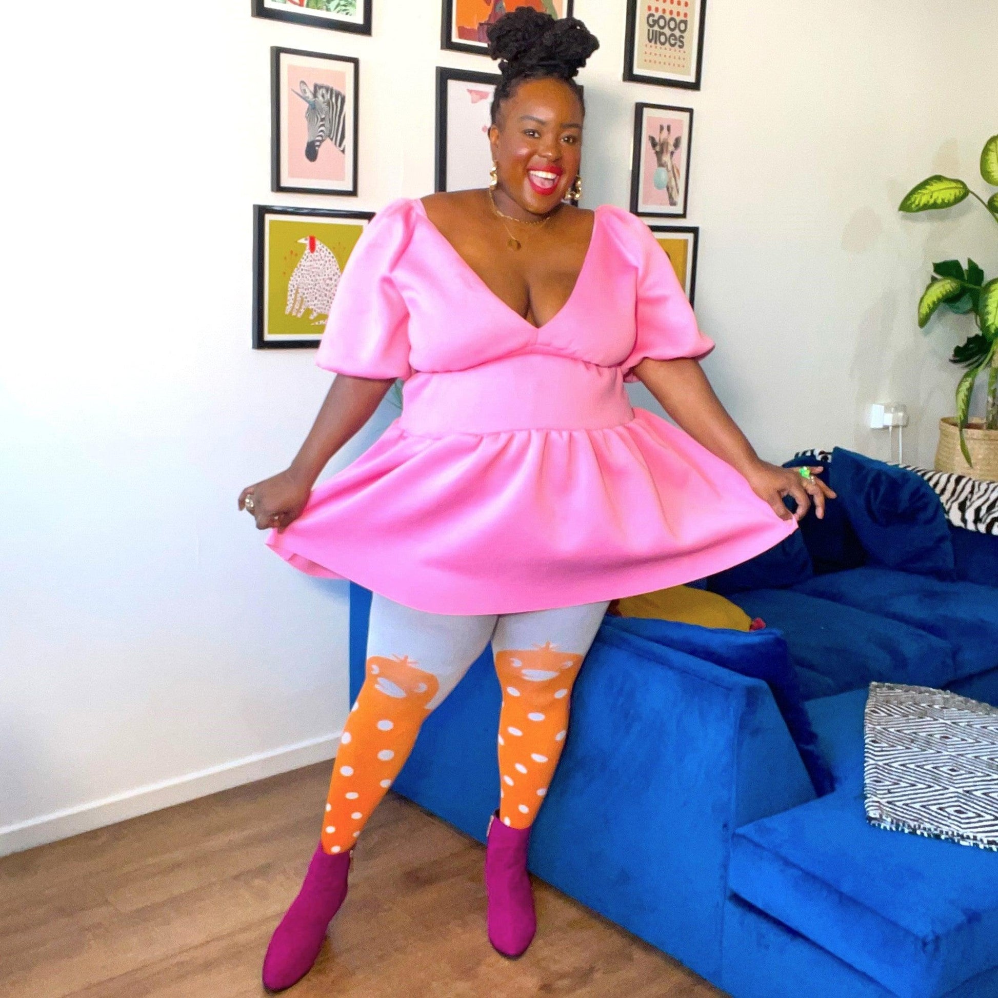 80 Denier Tights - Chick -Yolk - Snag