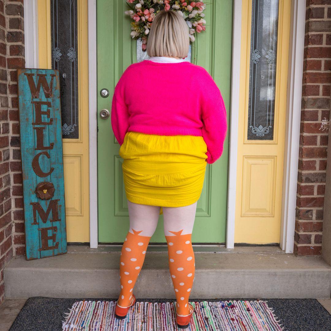 80 Denier Tights - Chick -Yolk - Snag