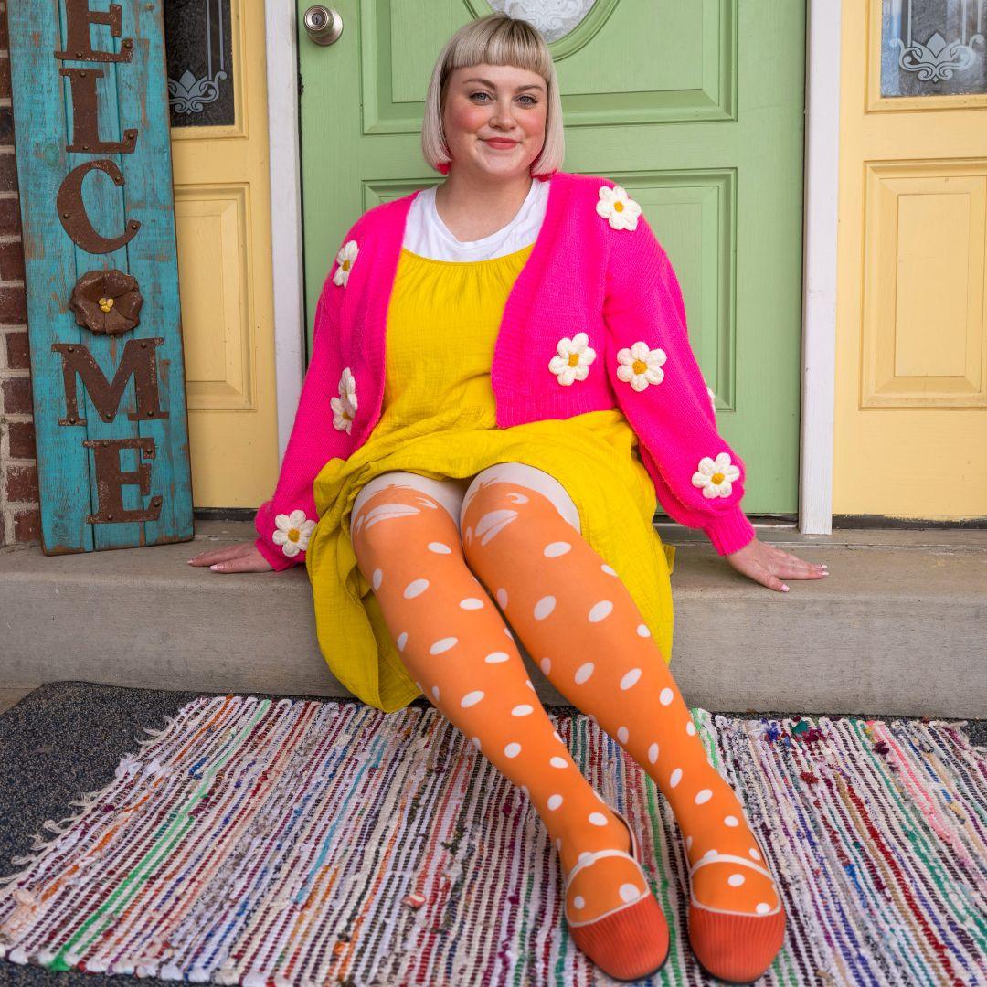 80 Denier Tights - Chick -Yolk - Snag