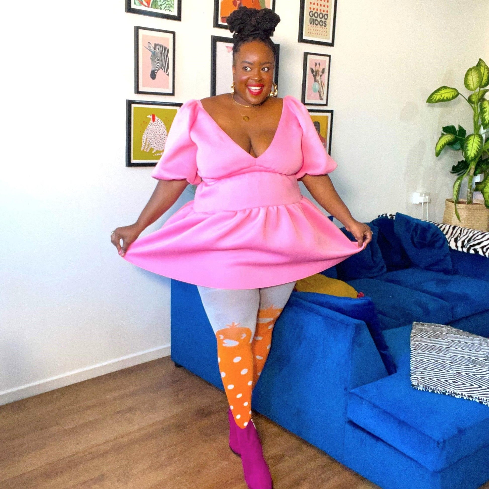 80 Denier Tights - Chick -Yolk - Snag