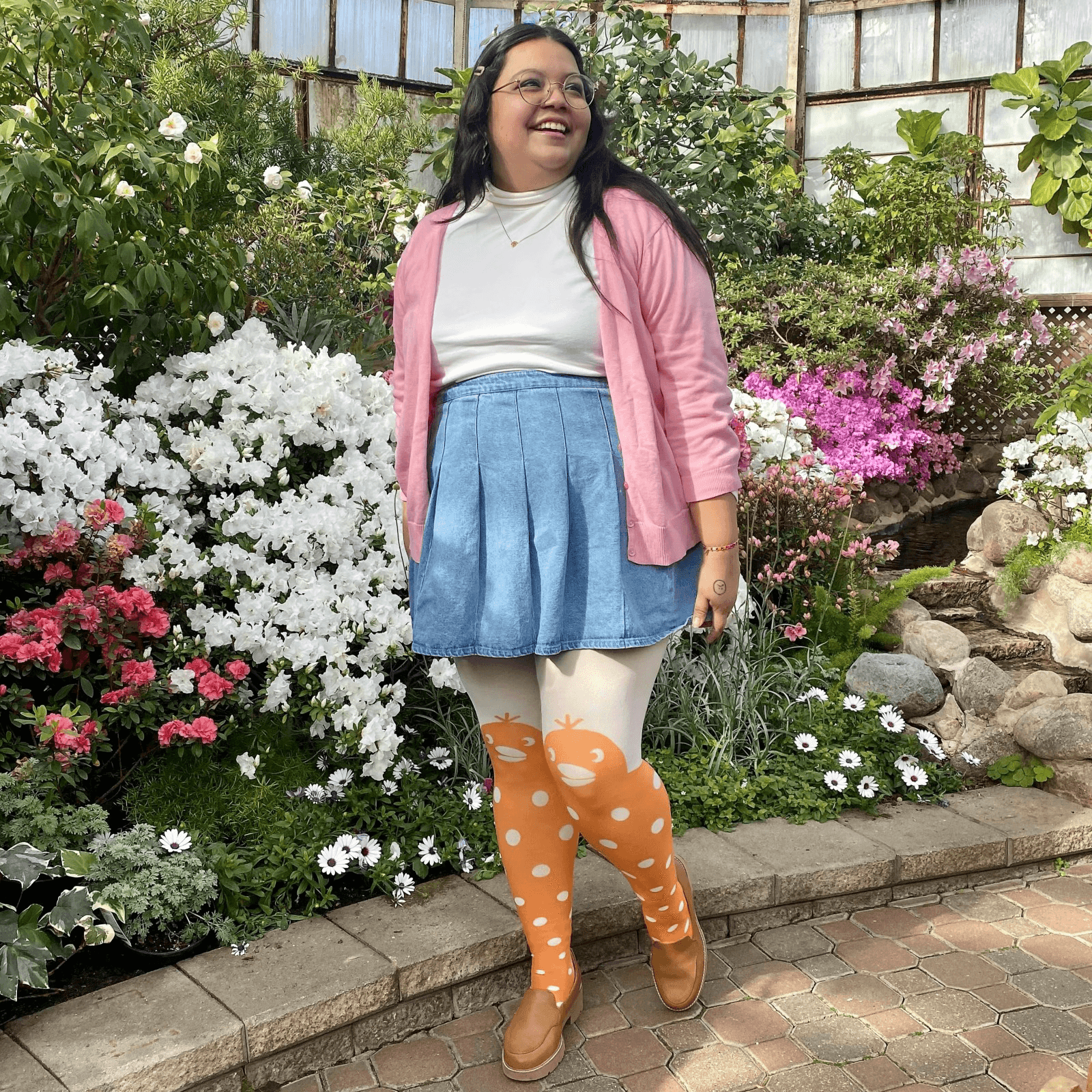 80 Denier Tights - Chick -Yolk - Snag