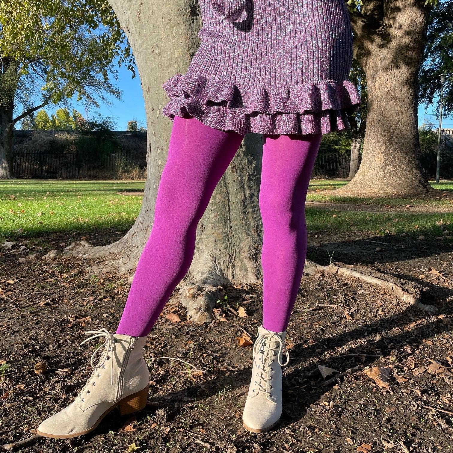 80 Denier Tights - Grape Escape - Snag