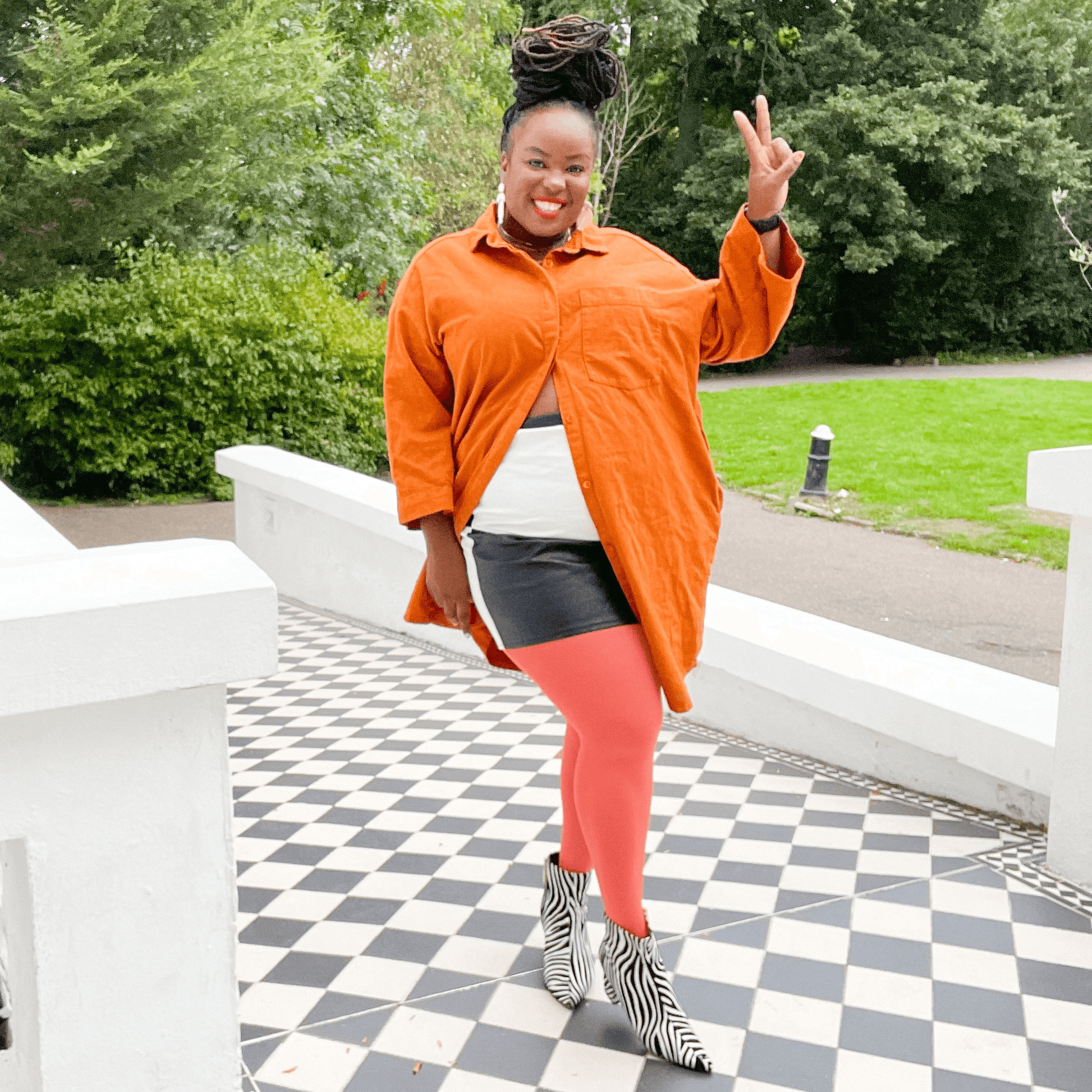 80 Denier Tights - Peach Party - Snag