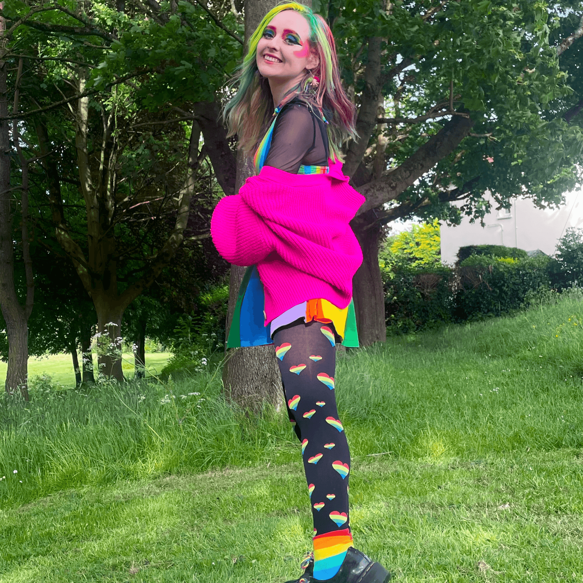 80 Denier Tights - Pride - Love is Love - Snag