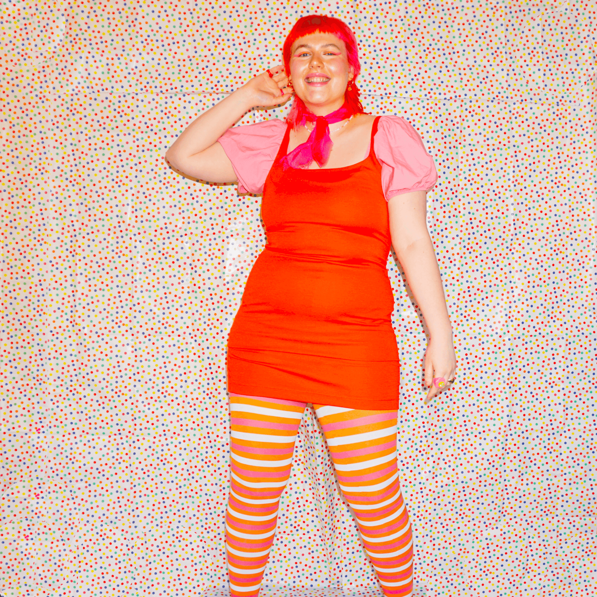 80 Denier Tights - Pride - Ruby - Snag