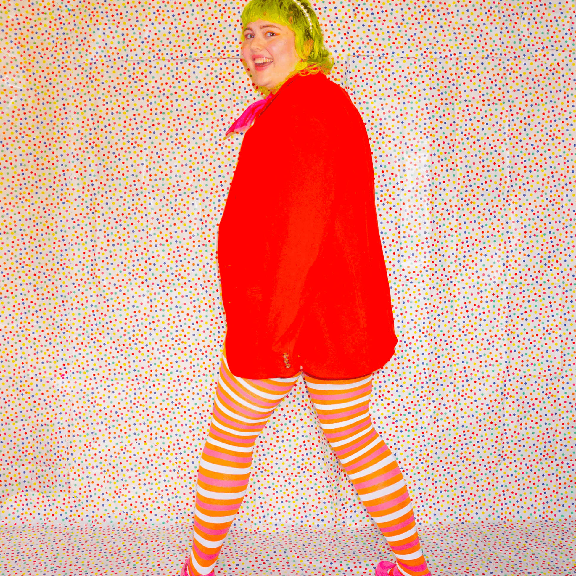 80 Denier Tights - Pride - Ruby - Snag