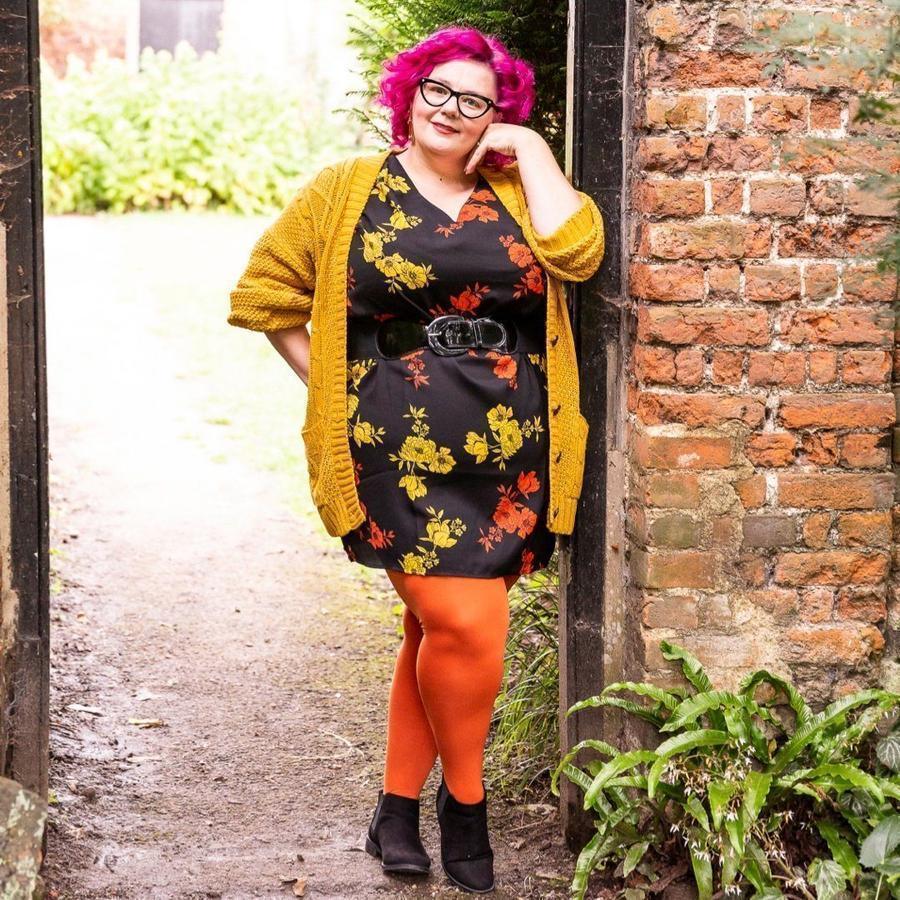 80 Denier Tights - Pumpkin Spice - Snag