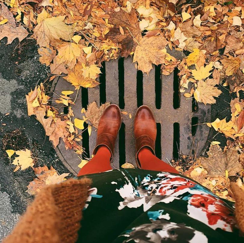 80 Denier Tights - Pumpkin Spice - Snag