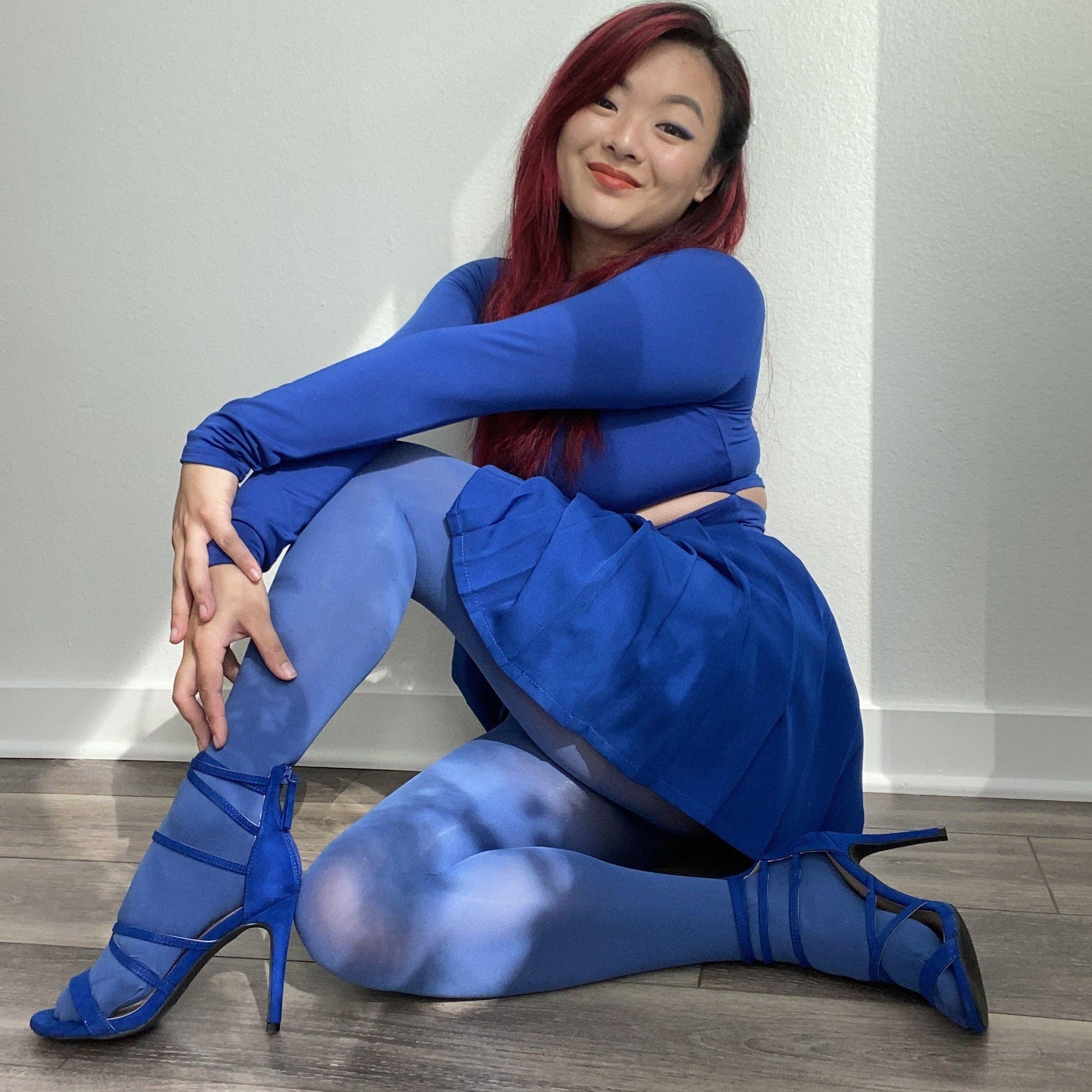 Tights - 80 Denier Tights - True Blue