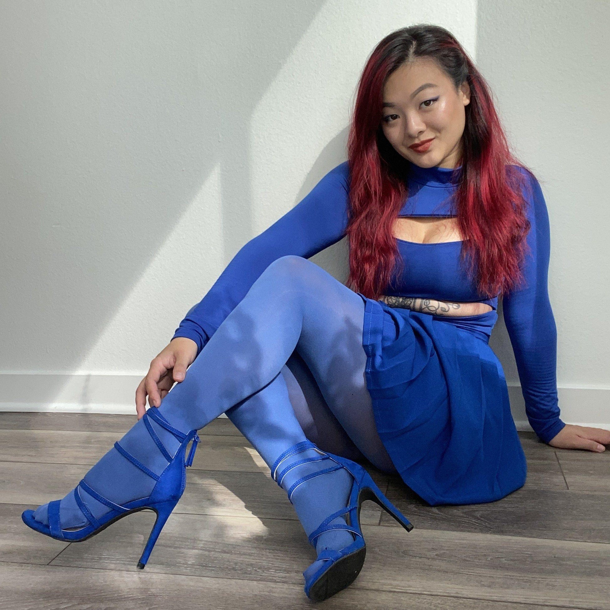 Tights - 80 Denier Tights - True Blue