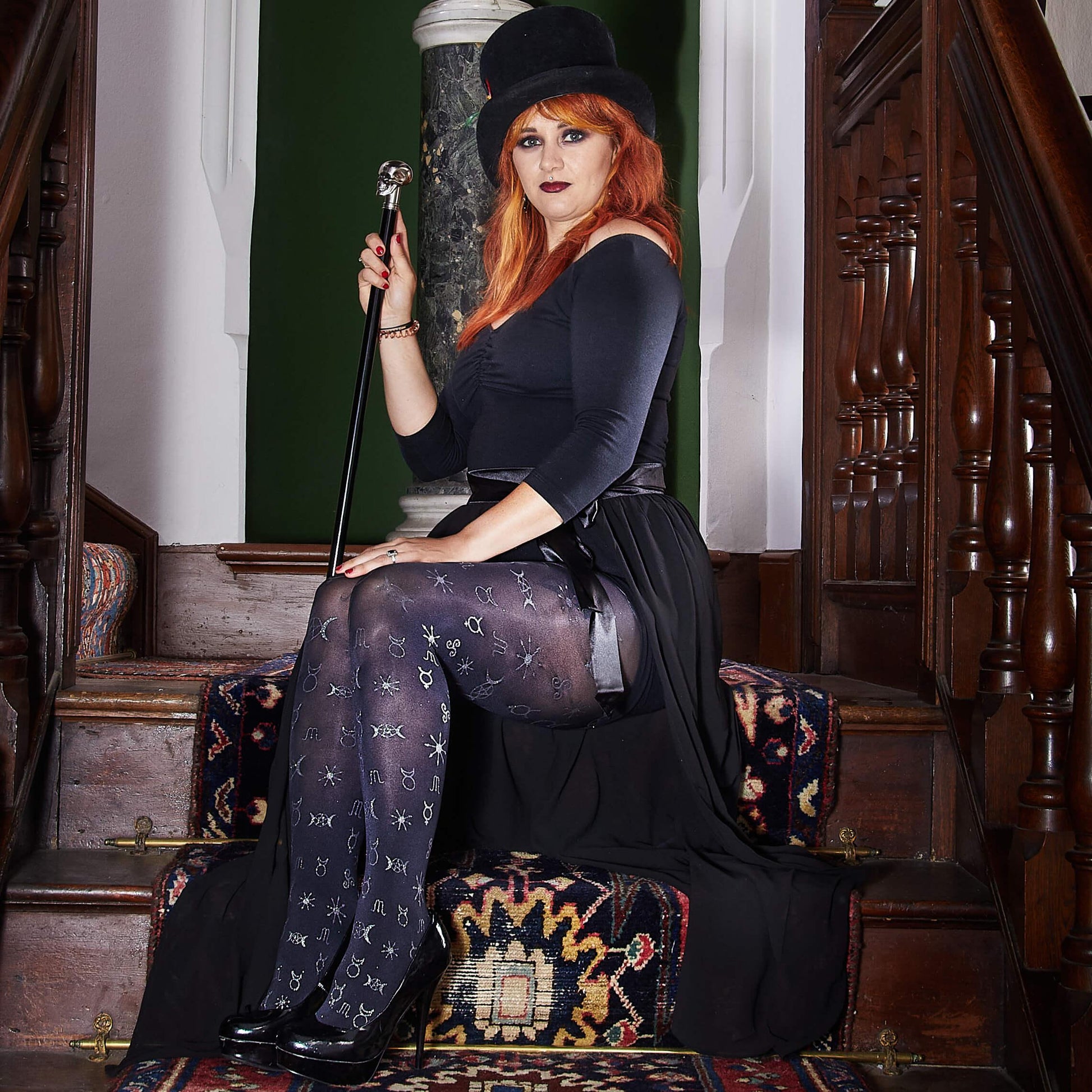 80 Denier Tights - Wicca - Snag