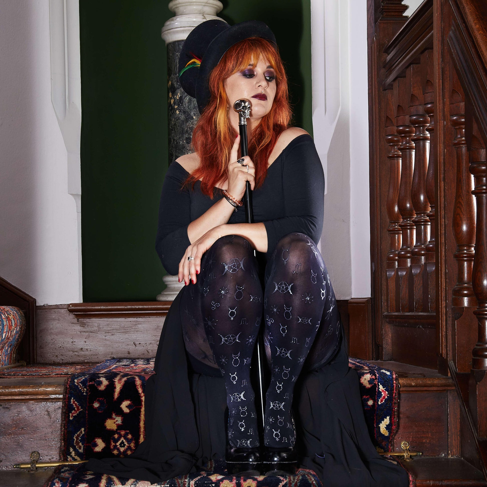 80 Denier Tights - Wicca - Snag
