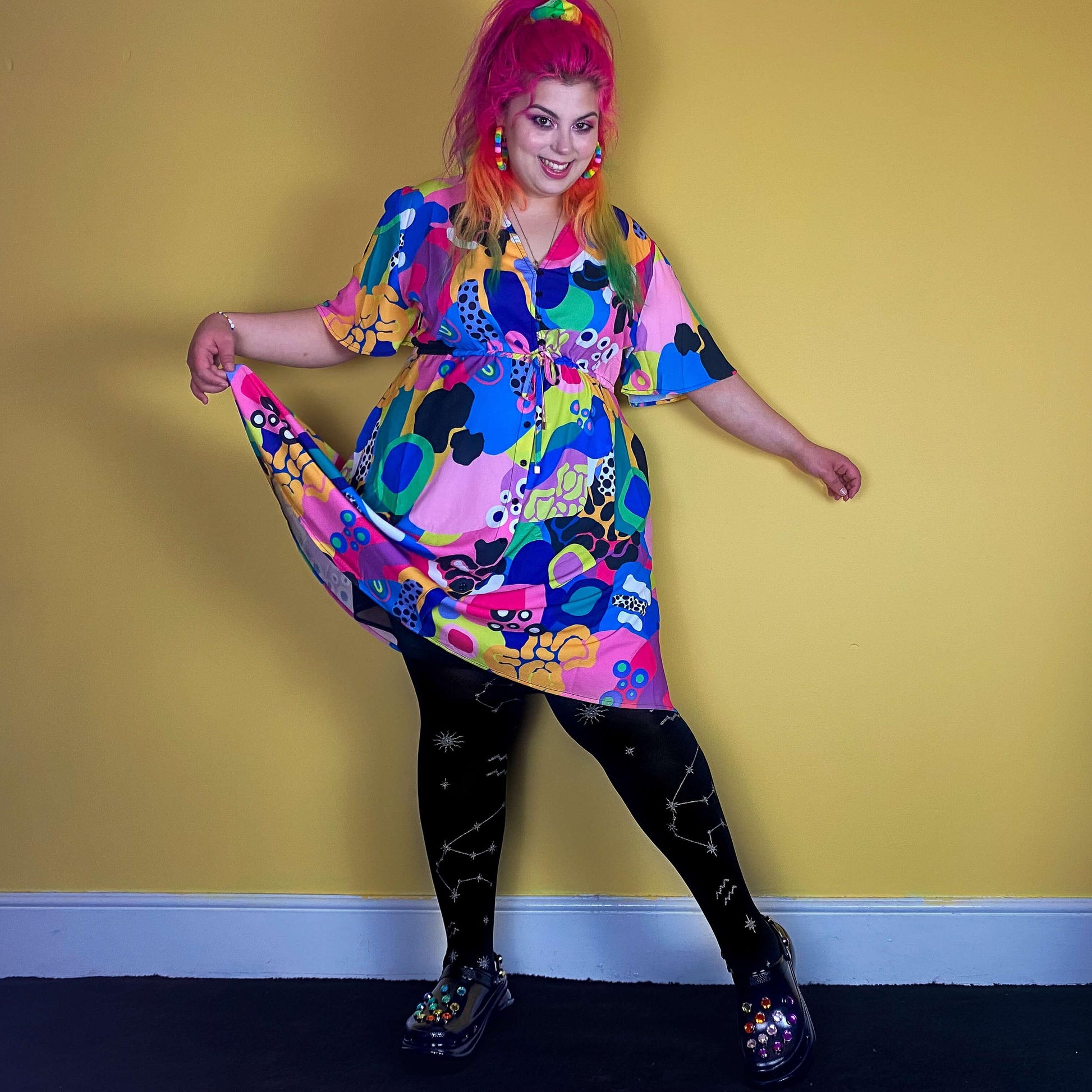 80 Denier Zodiac Tights - Aquarius - Snag