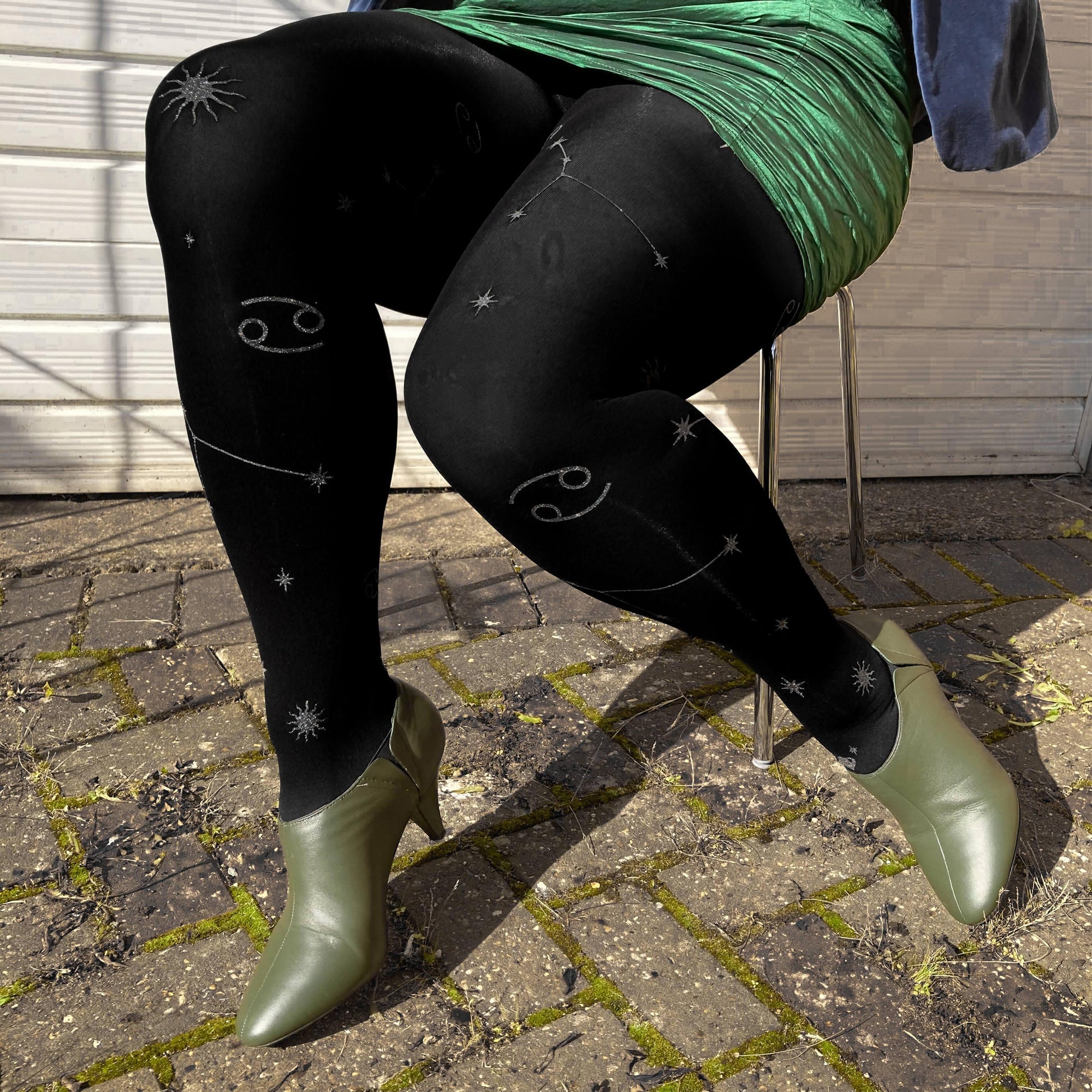80 Denier Zodiac Tights - Cancer - Snag