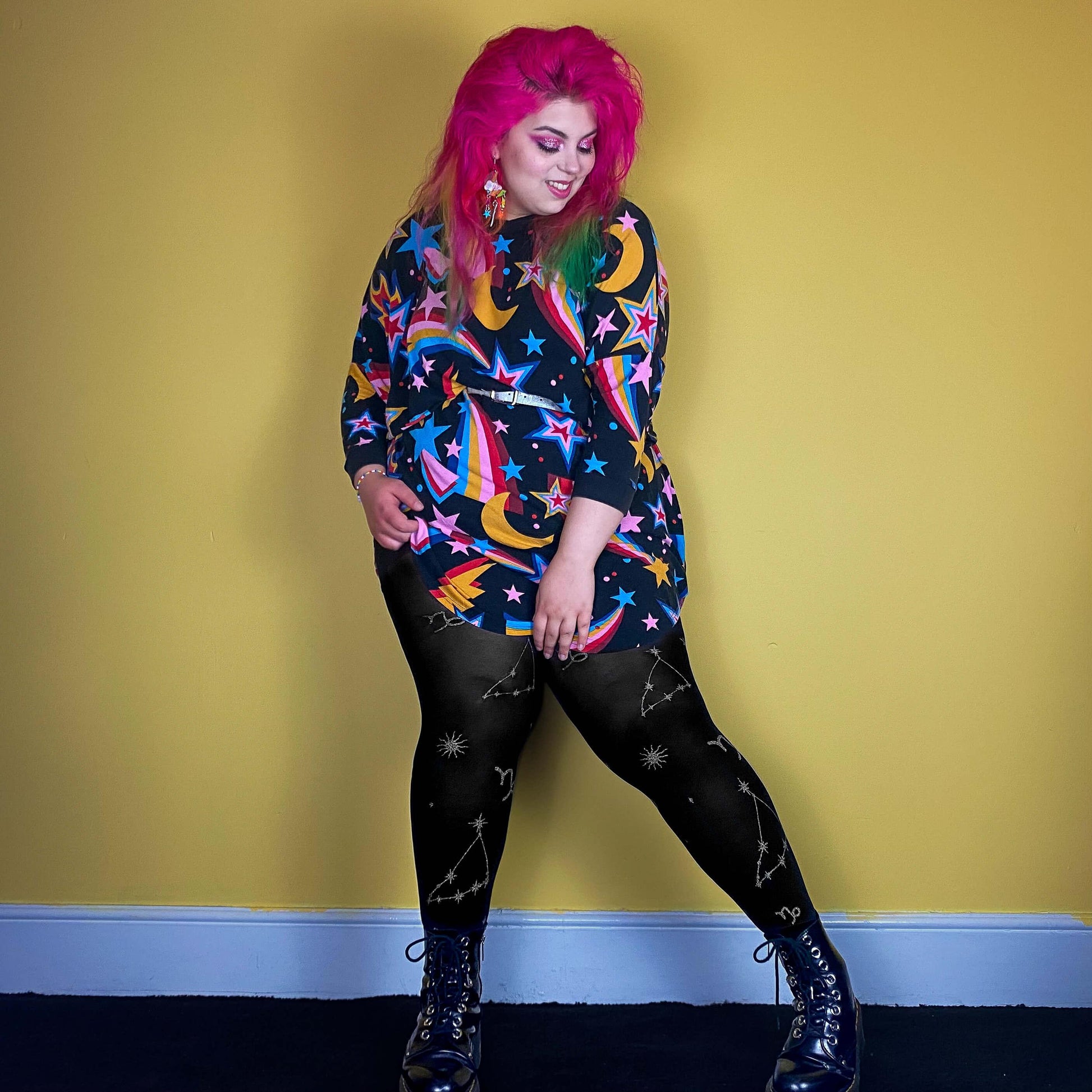 80 Denier Zodiac Tights - Capricorn - Snag