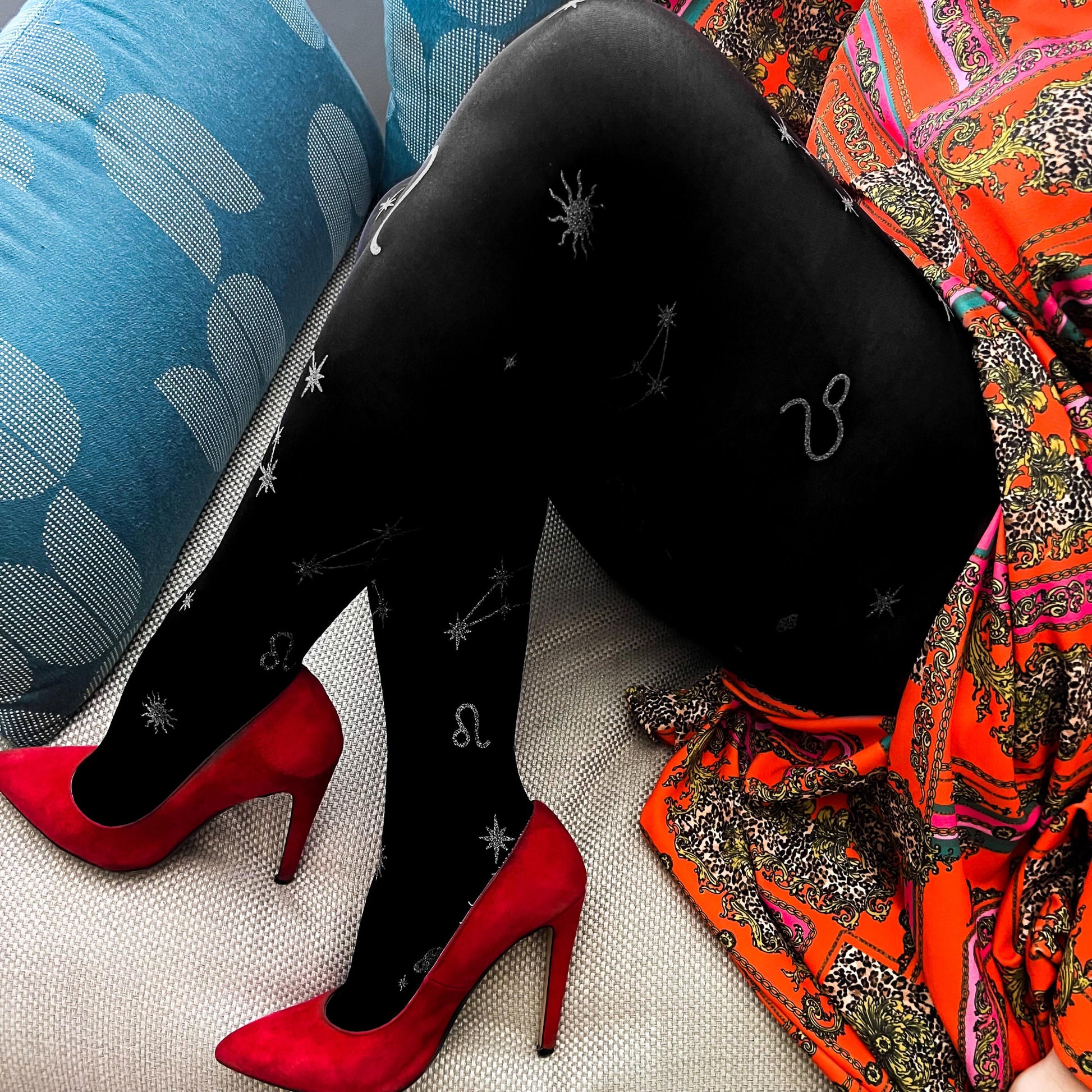 80 Denier Zodiac Tights - Leo - Snag