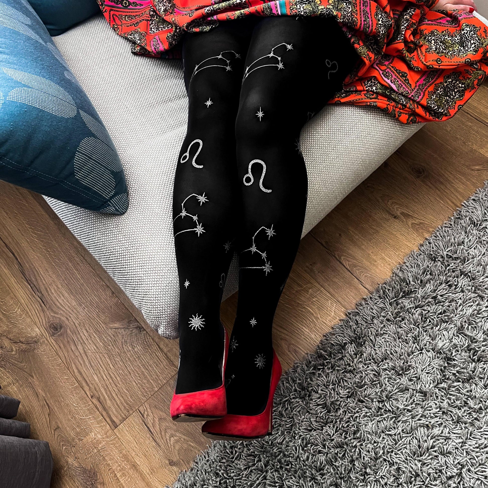 80 Denier Zodiac Tights - Leo - Snag