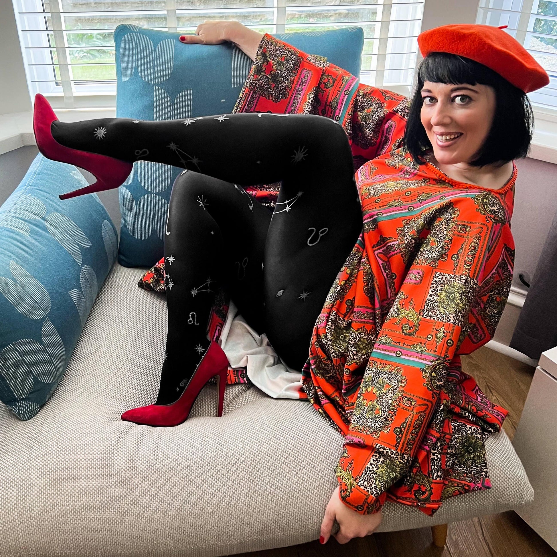 80 Denier Zodiac Tights - Leo - Snag