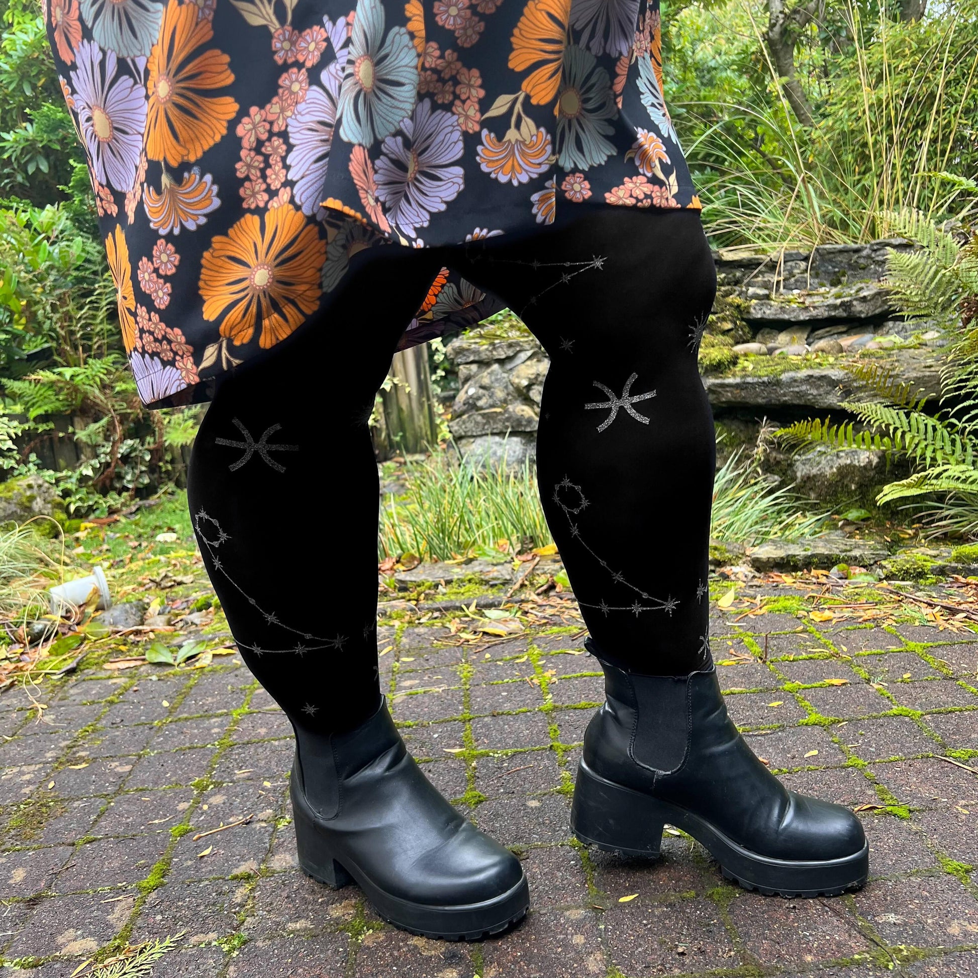 80 Denier Zodiac Tights - Pisces - Snag