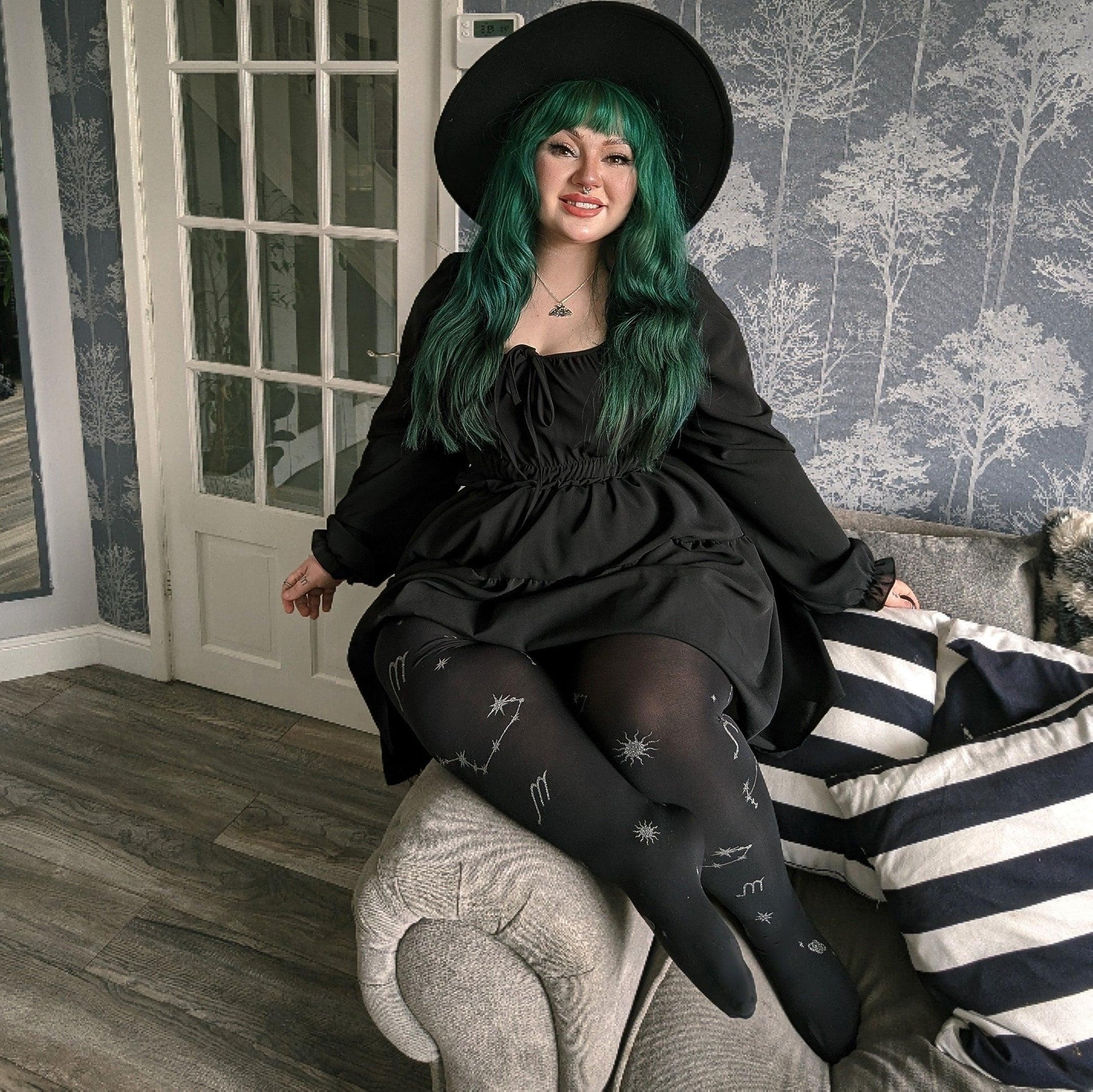 80 Denier Zodiac Tights - Scorpio - Snag