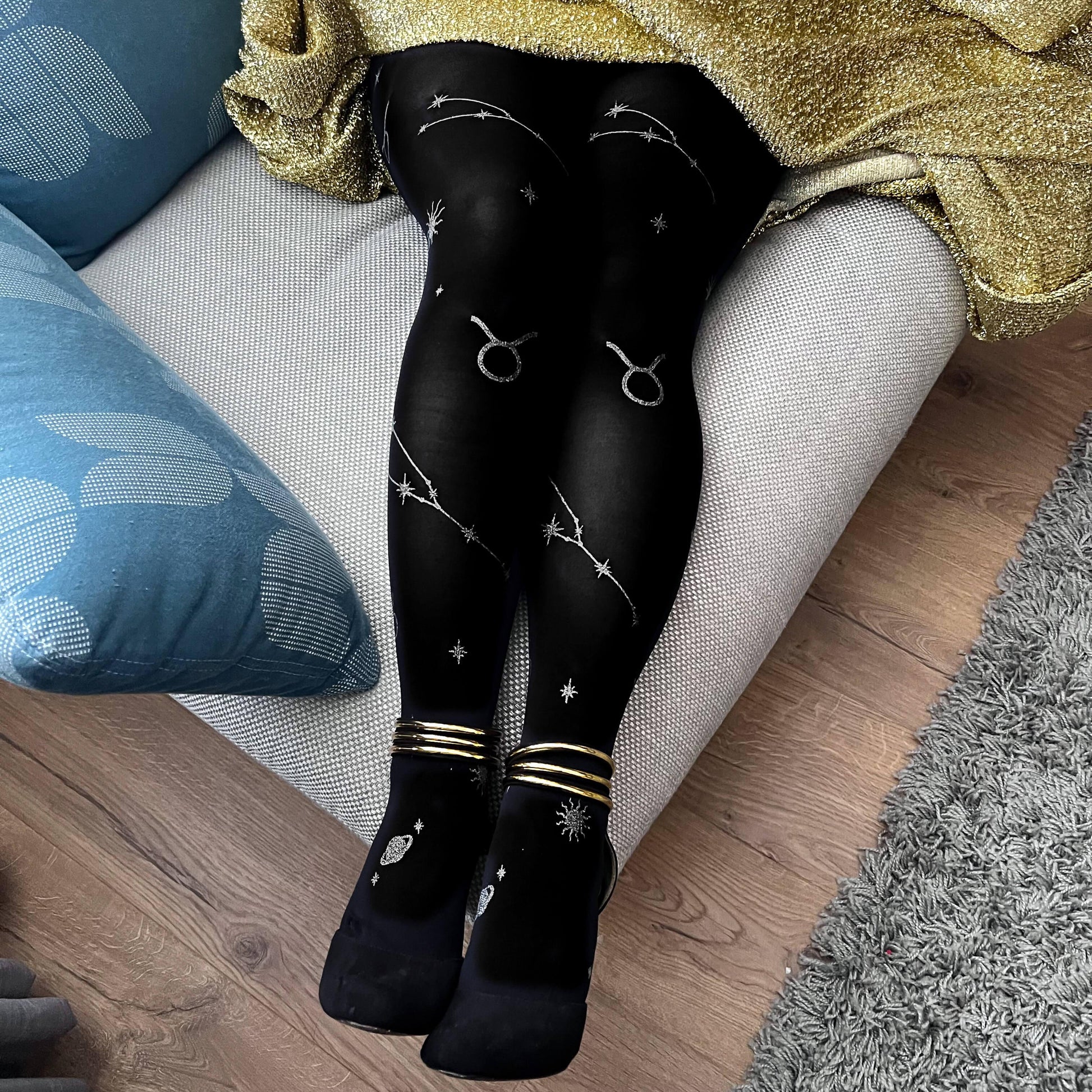 80 Denier Zodiac Tights - Taurus - Snag