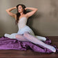 Thigh's the Limit Fishnets - Time Warp - Periwinkle