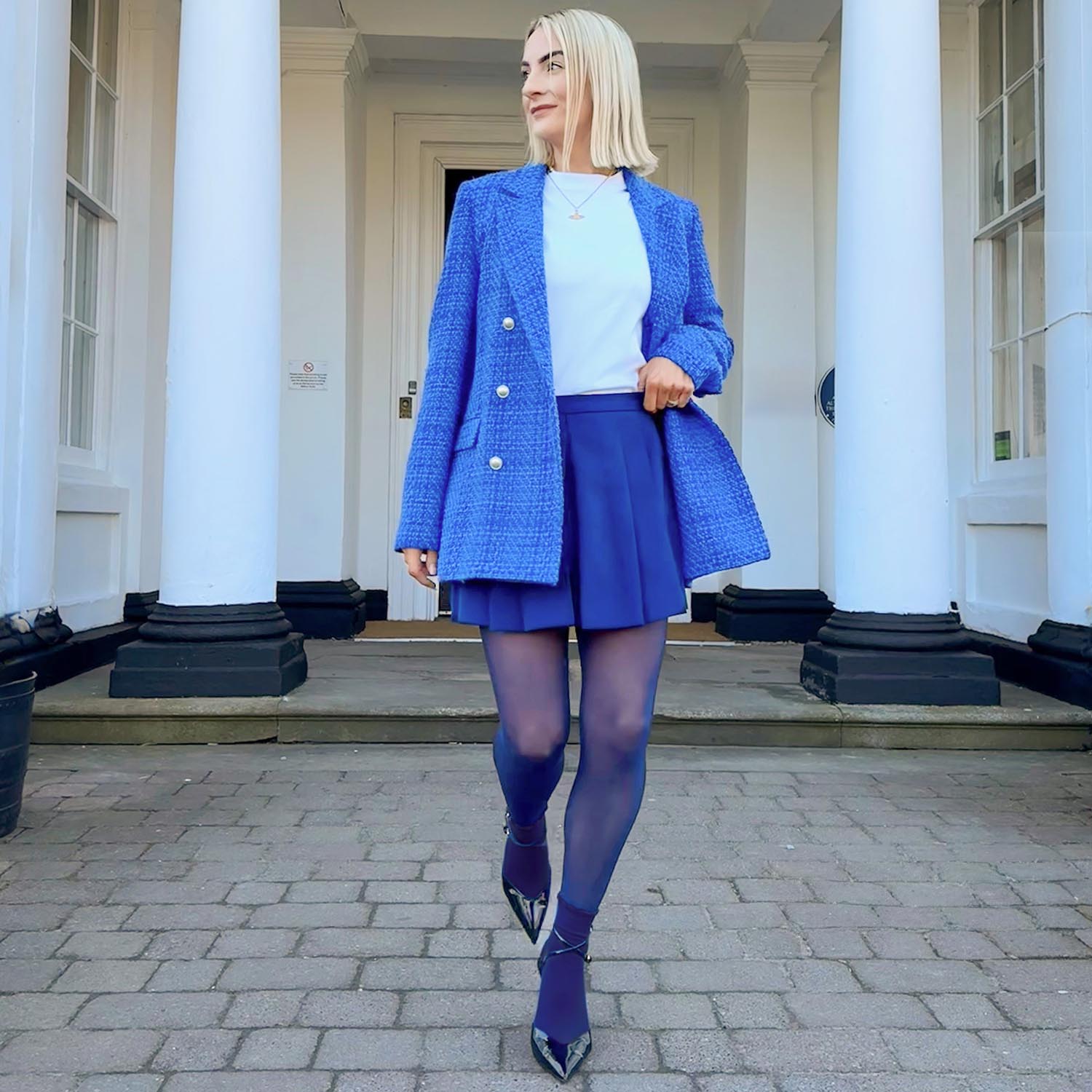 30 Denier Sheer Tights (V2)  - Navy