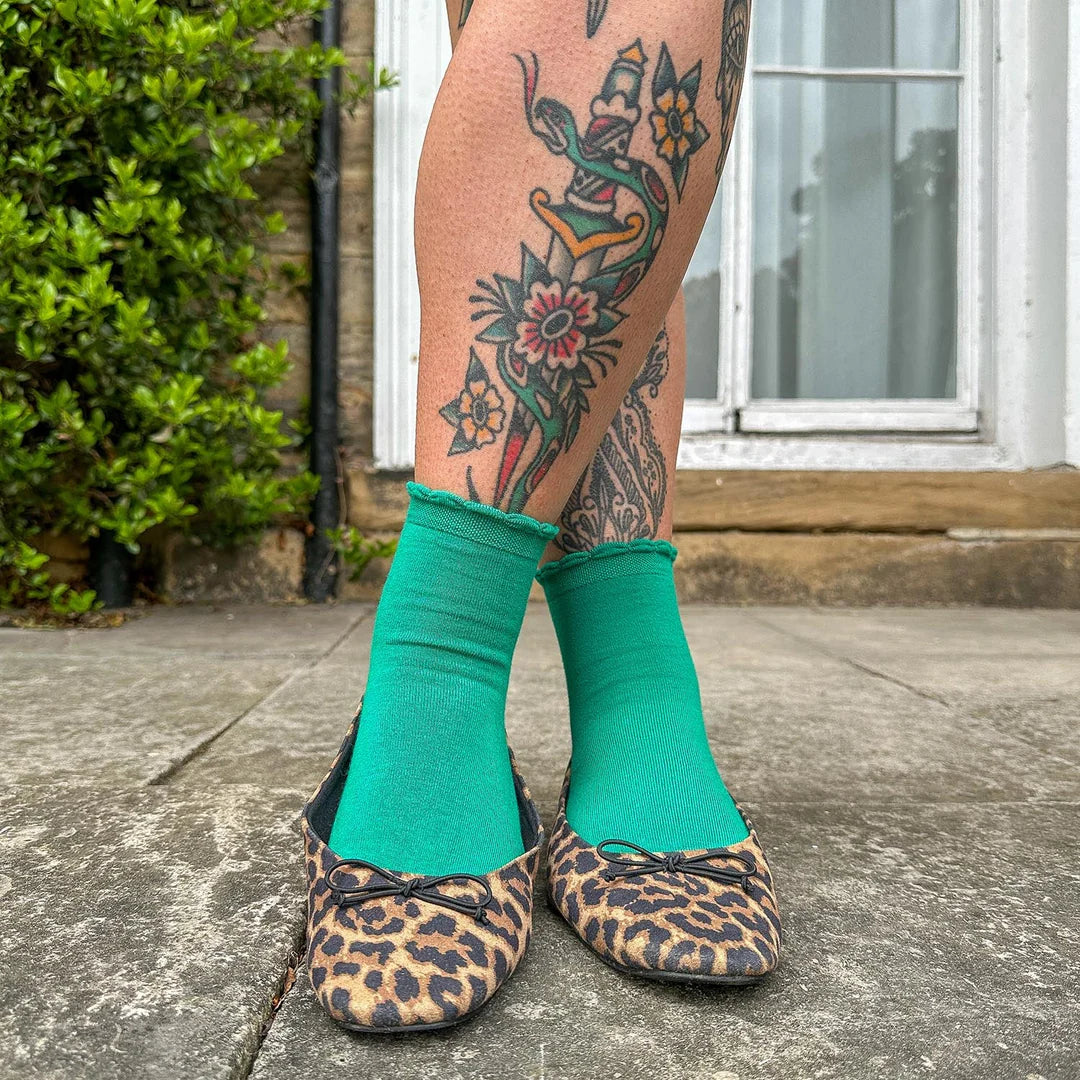 Bamboo Ankle Socks - Python