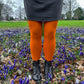 80 Denier Tights - Papaya