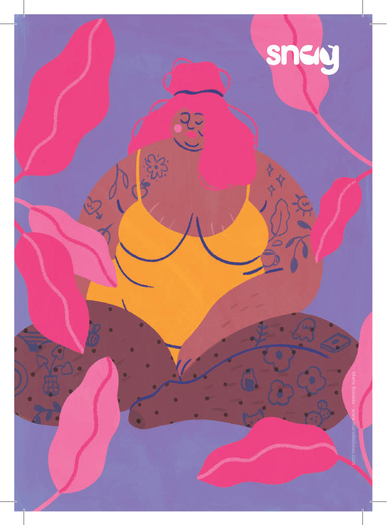 Cross Legged Postcard