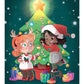 Cute Christmas Postcard