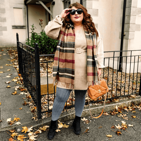 Grannies Cable Knit Wool Tights (V1) - Slate