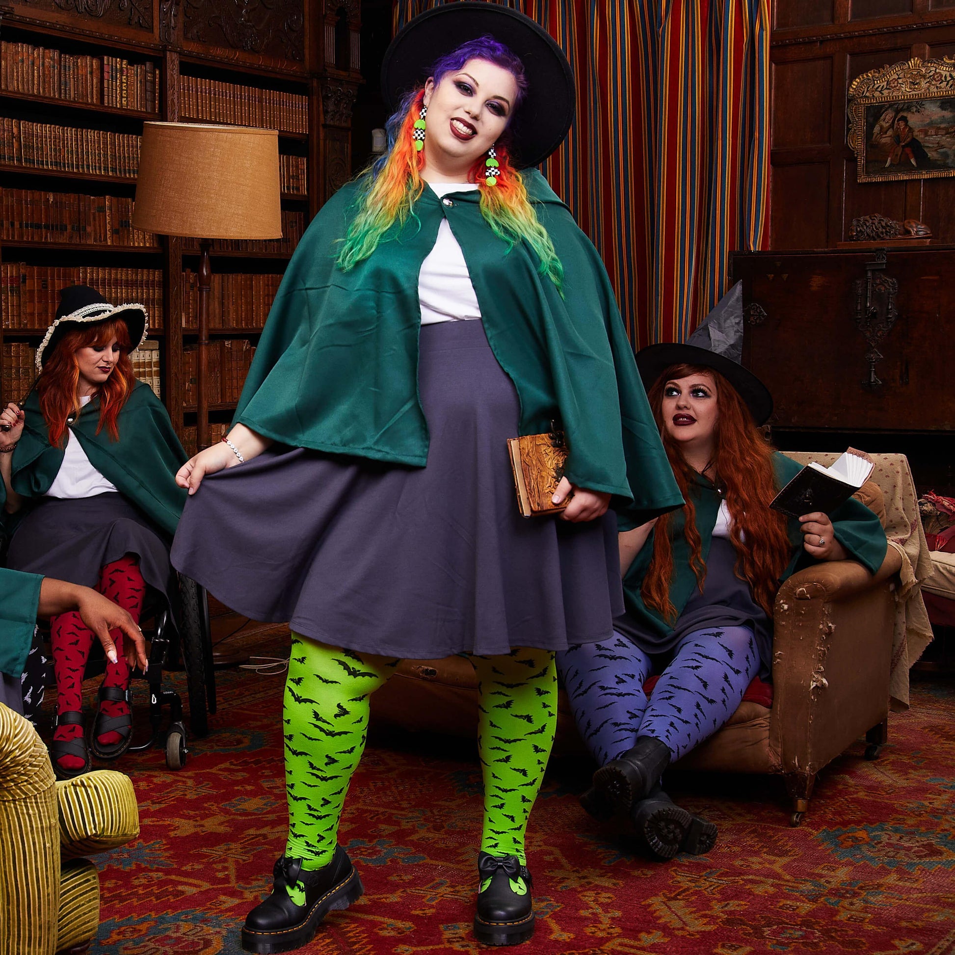 90 Denier Tights - Fright Night - Croquet - Snag