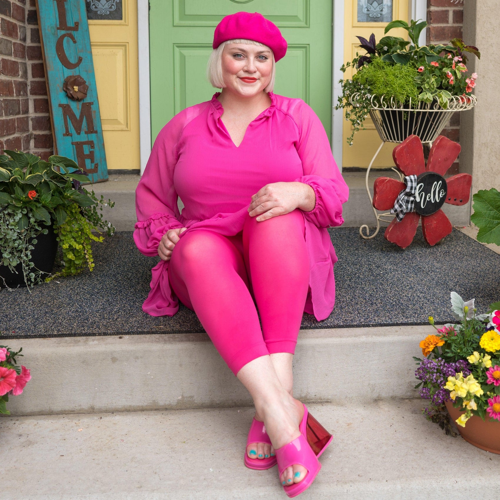 Stay Cool Capri Tights - Barbara
