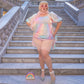 Lace Stay Cool Chub Rub Shorts - Ballet pink