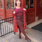 Grannies Cable Knit Wool Tights (V2) - Roast