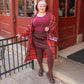 Grannies Cable Knit Wool Tights (V2) - Roast
