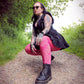 Riff Raff Fishnets - Pomegranate