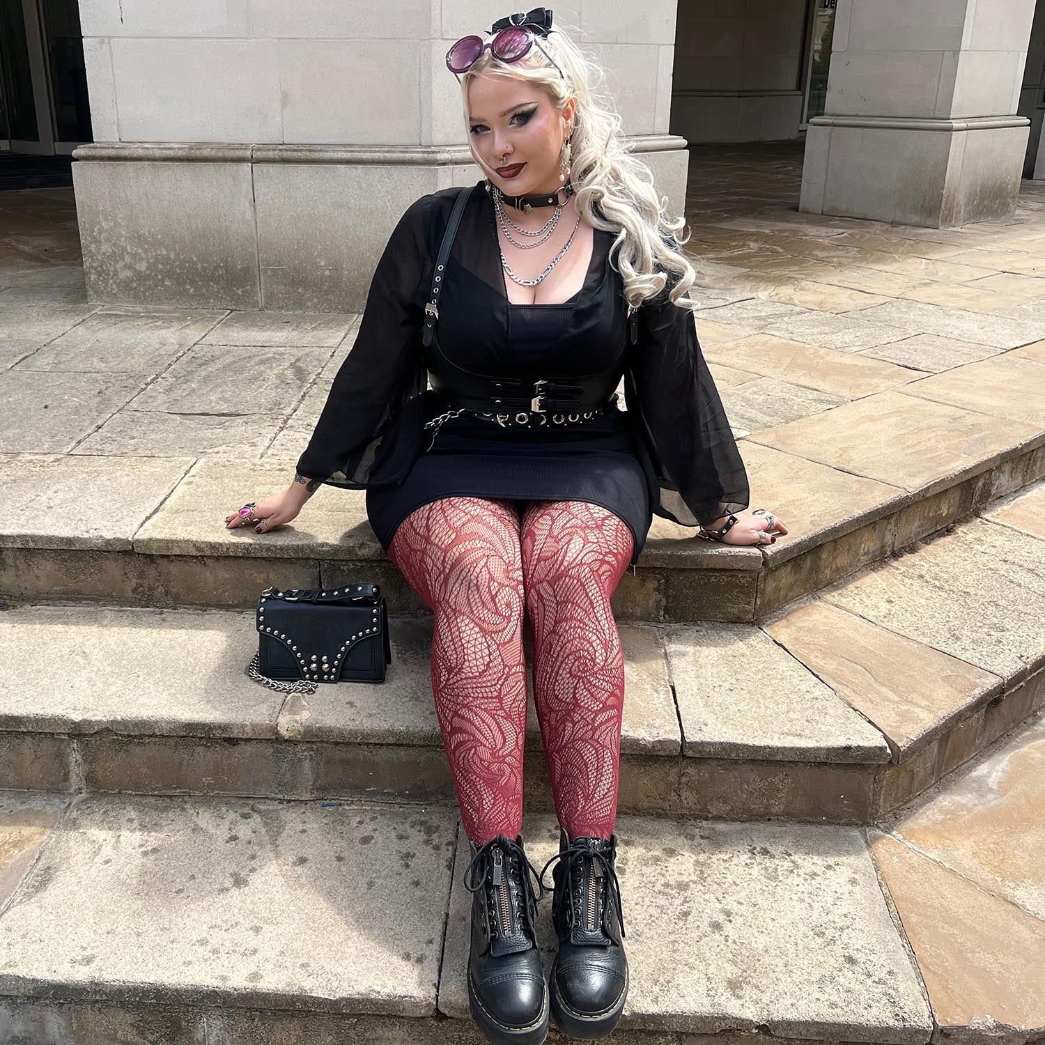 Thigh's the Limit Fishnets - Time Warp - Roast