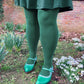 80 Denier Tights - Foliage