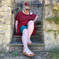 Stay Cool Chub Rub Shorts - Petrol Blue