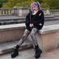 Thigh's the Limit Fishnets - Time Warp - Black