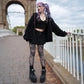 Thigh's the Limit Fishnets - Time Warp - Black