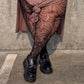 Thigh's the Limit Fishnets - Time Warp - Black