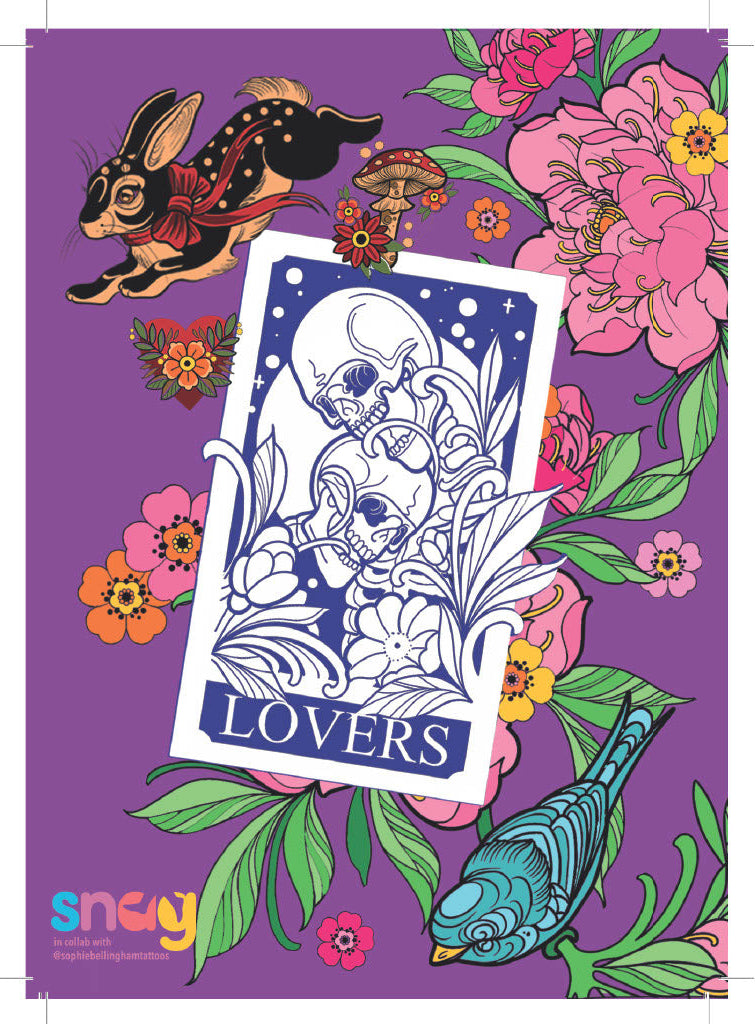 Lovers Tarot Postcard