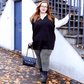 Grannies Cable Knit Wool Tights (V1) - Peace