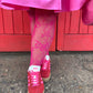 Riff Raff Fishnets - Pomegranate